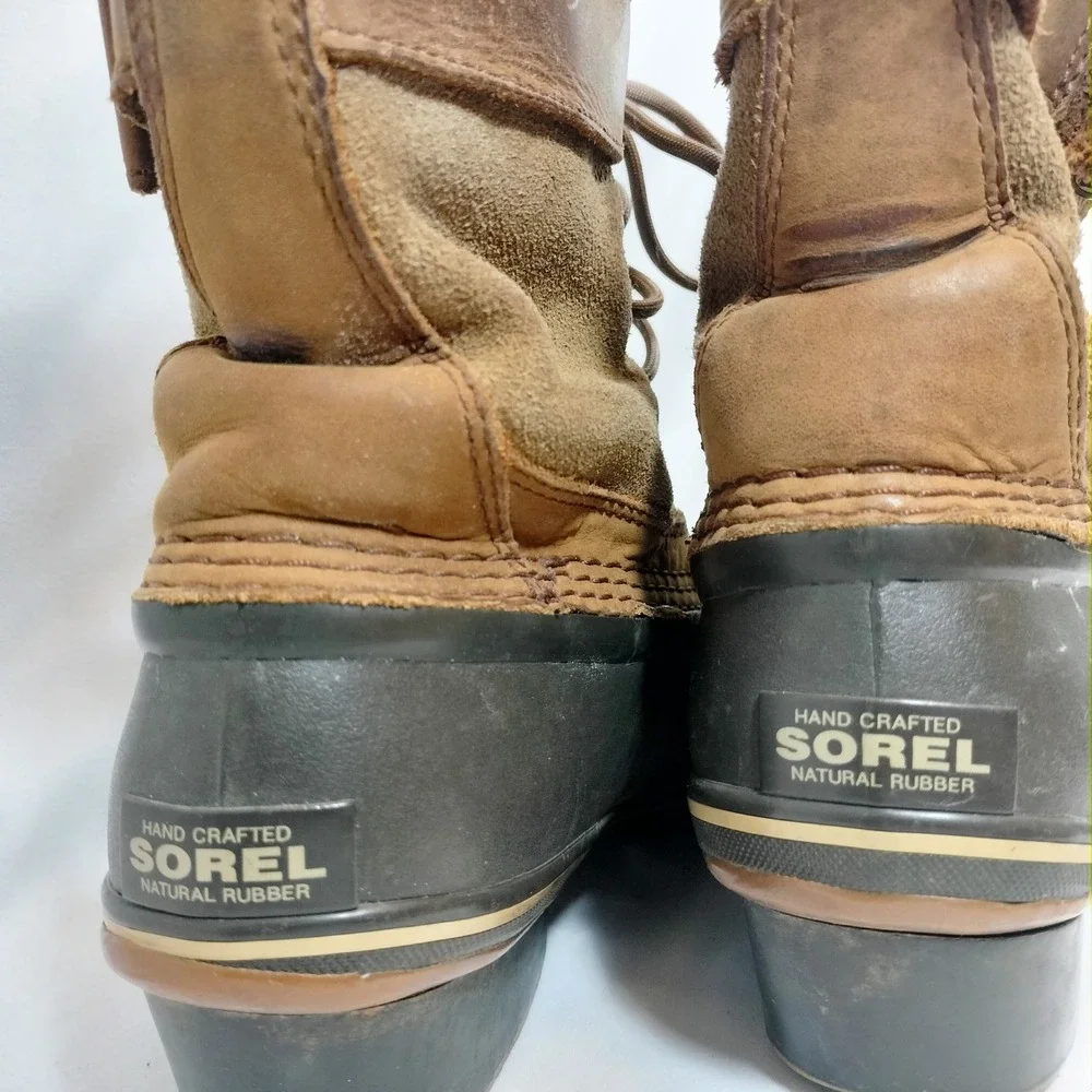 Sorel Duck Boots (Rain/Snow); Waterproof Leather/Suede & Faux Fur